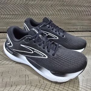 Brooks Glycerin 21 Women's Black/White Atletic Running Shoes Sneakees Size 10
